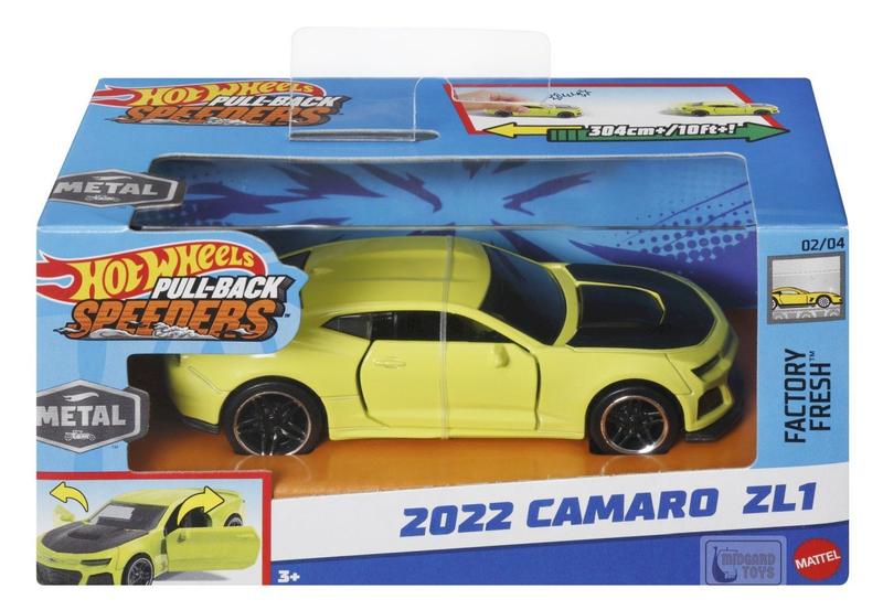 Carrinho em Miniatura Hot Wheels Pull-Back Speeders - Metal 1/43